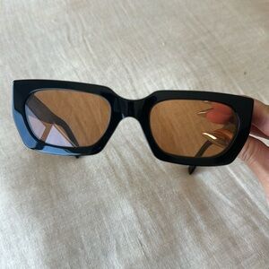RETROSUPERFUTURE Teddy Sunglasses - yellow lens